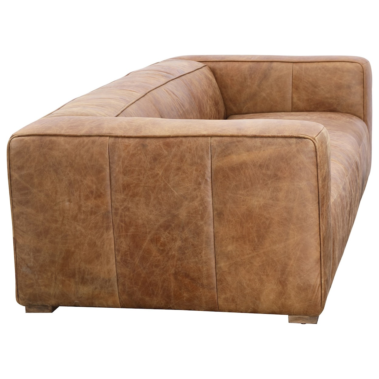 Moe's Home Collection Bolton Top Grain Leather Sofa