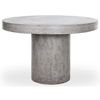 Contemporary Concrete Outdoor Dining Table