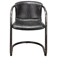 Freeman Dining Chair with Leather Seat