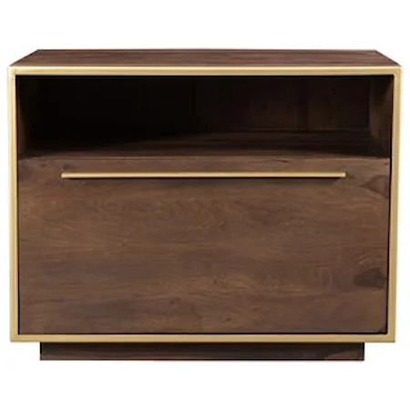 Contemporary 1-Drawer Nightstand