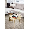 Moe's Home Collection Font Marble Top Side Table