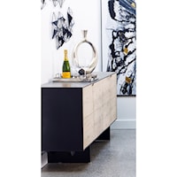 Contemporary Sideboard with 4 Shelves