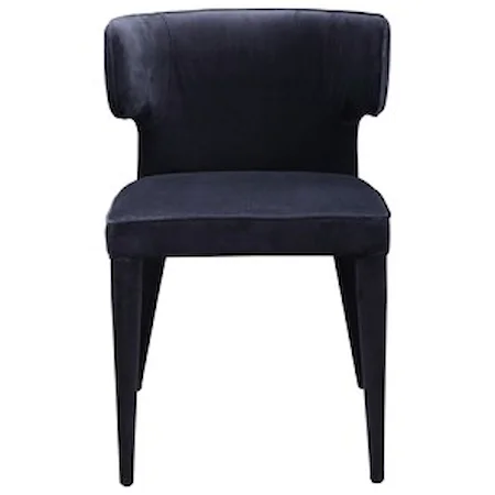 Contemporary Dining Chair with Hourglass Back