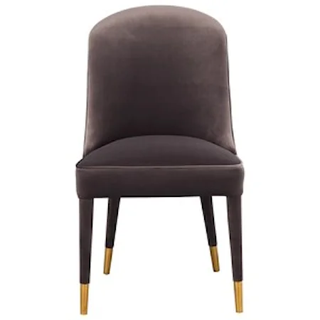 Contemporary Velvet Dining Chair