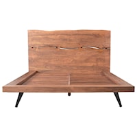 Rustic King Platform Bed