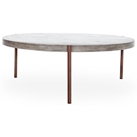 Contemporary Coffee Table with Fiberstone Top