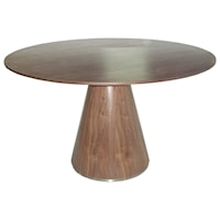 Contemporary 47-Inch Round Pedestal Table