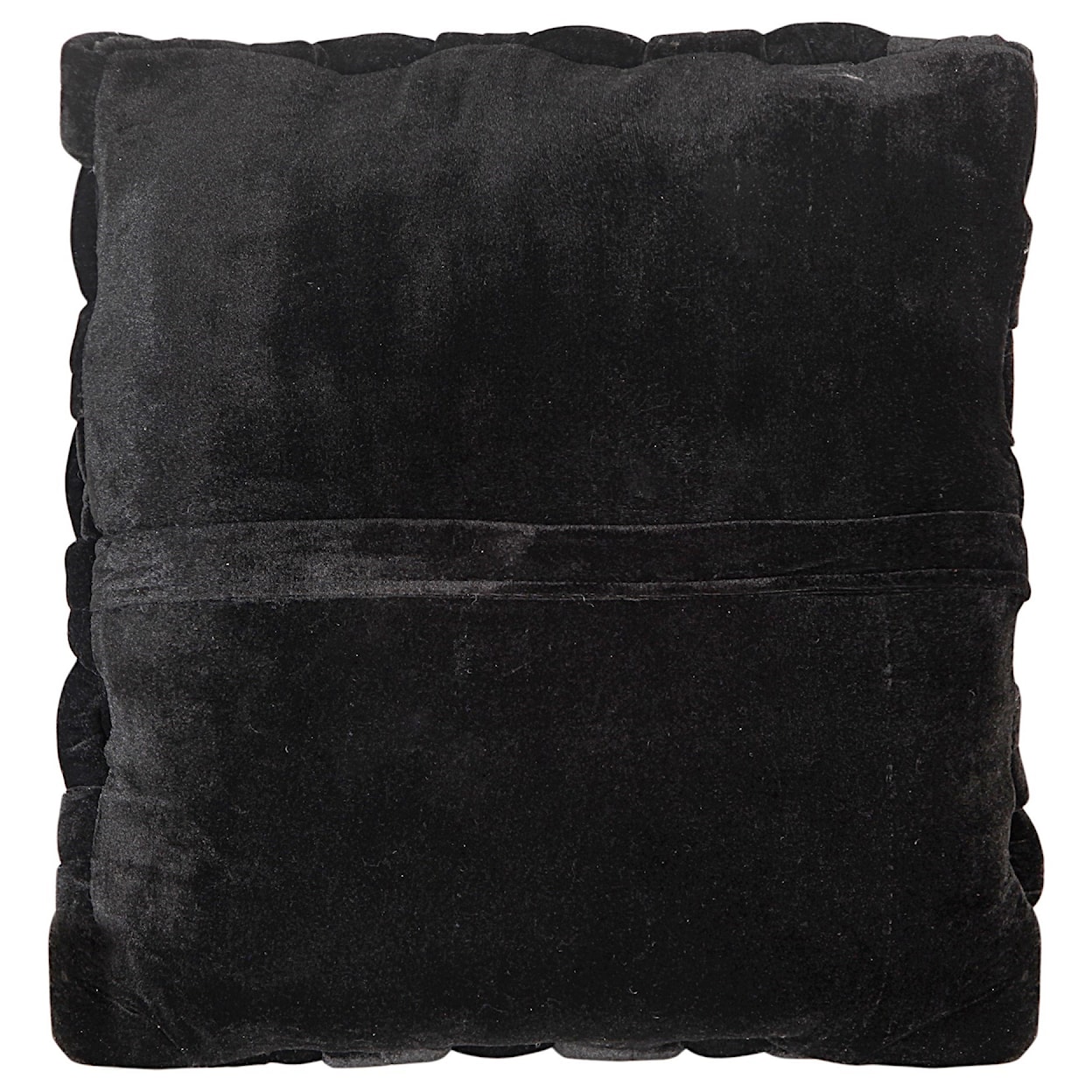 Moe's Home Collection Pillows and Throws Pj Velvet Pillow Black