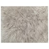 Moe's Home Collection Pillows and Throws Cashmere Fur Pillow Light Grey