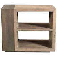 Contemporary Solid Wood Side Table