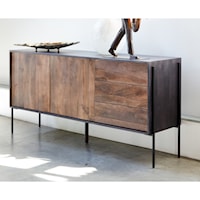 Industrial Sideboard with Storage