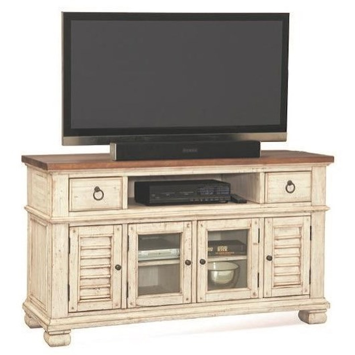 Virginia Furniture Market Solid Wood Normandy 56" Entertainment Center