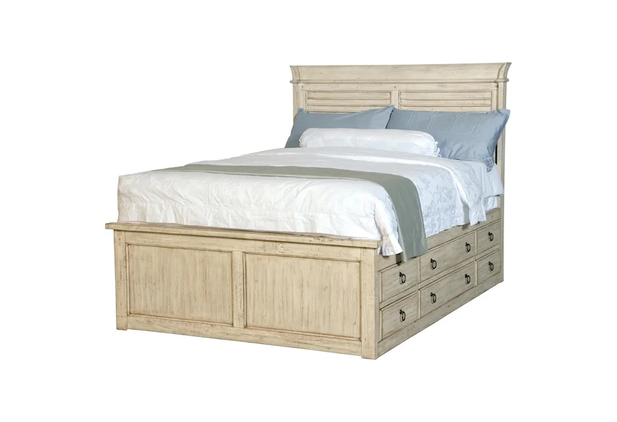 Belmont California King Captains Bed by Napa Furniture Designs at Howell Furniture