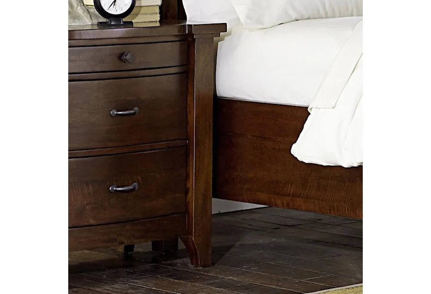 Whistler Retreat 3 Drawer Nightstand by Napa Furniture Designs at Zak's Home