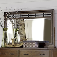 Mirror with Metal Accent