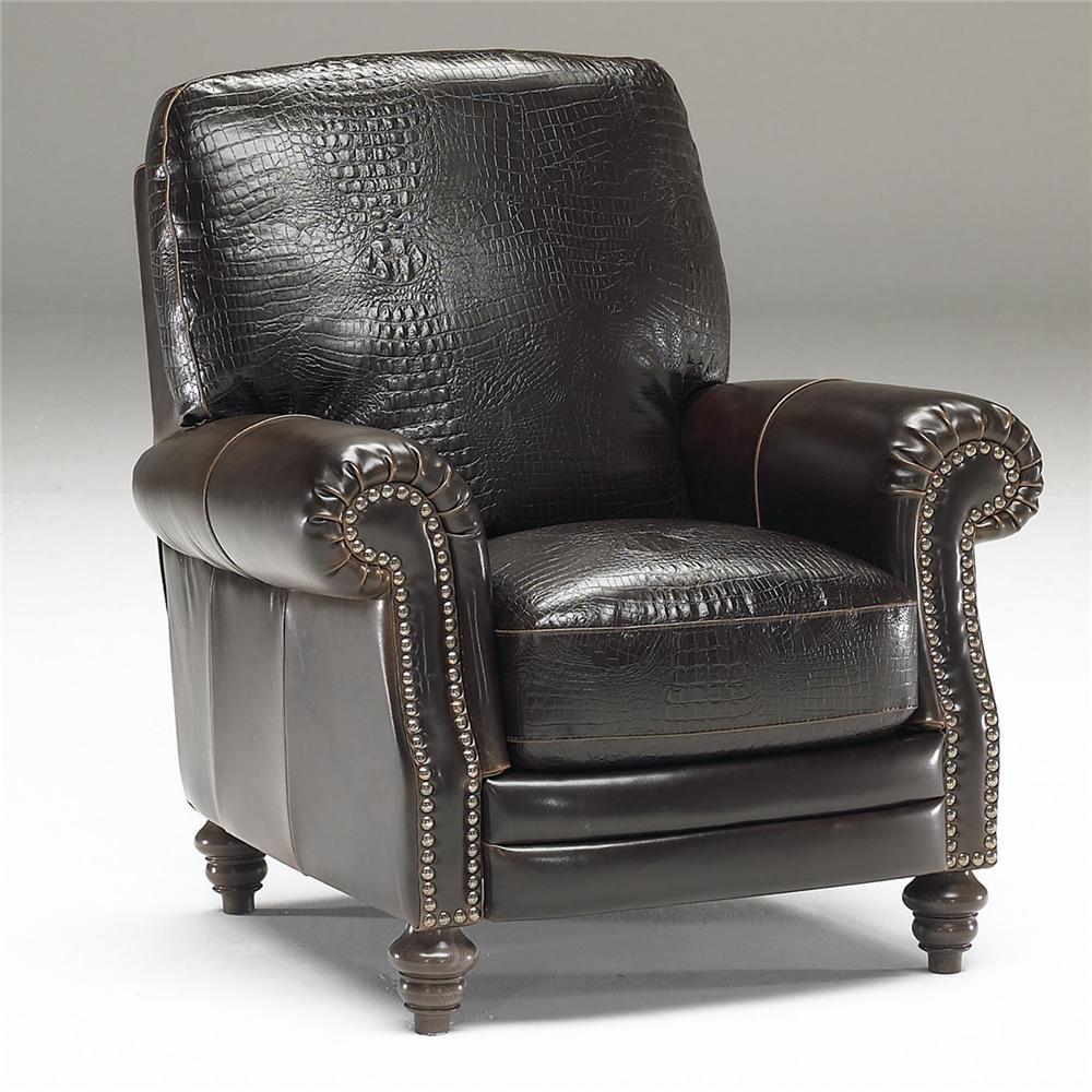 Natuzzi leather shop swivel rocker recliner