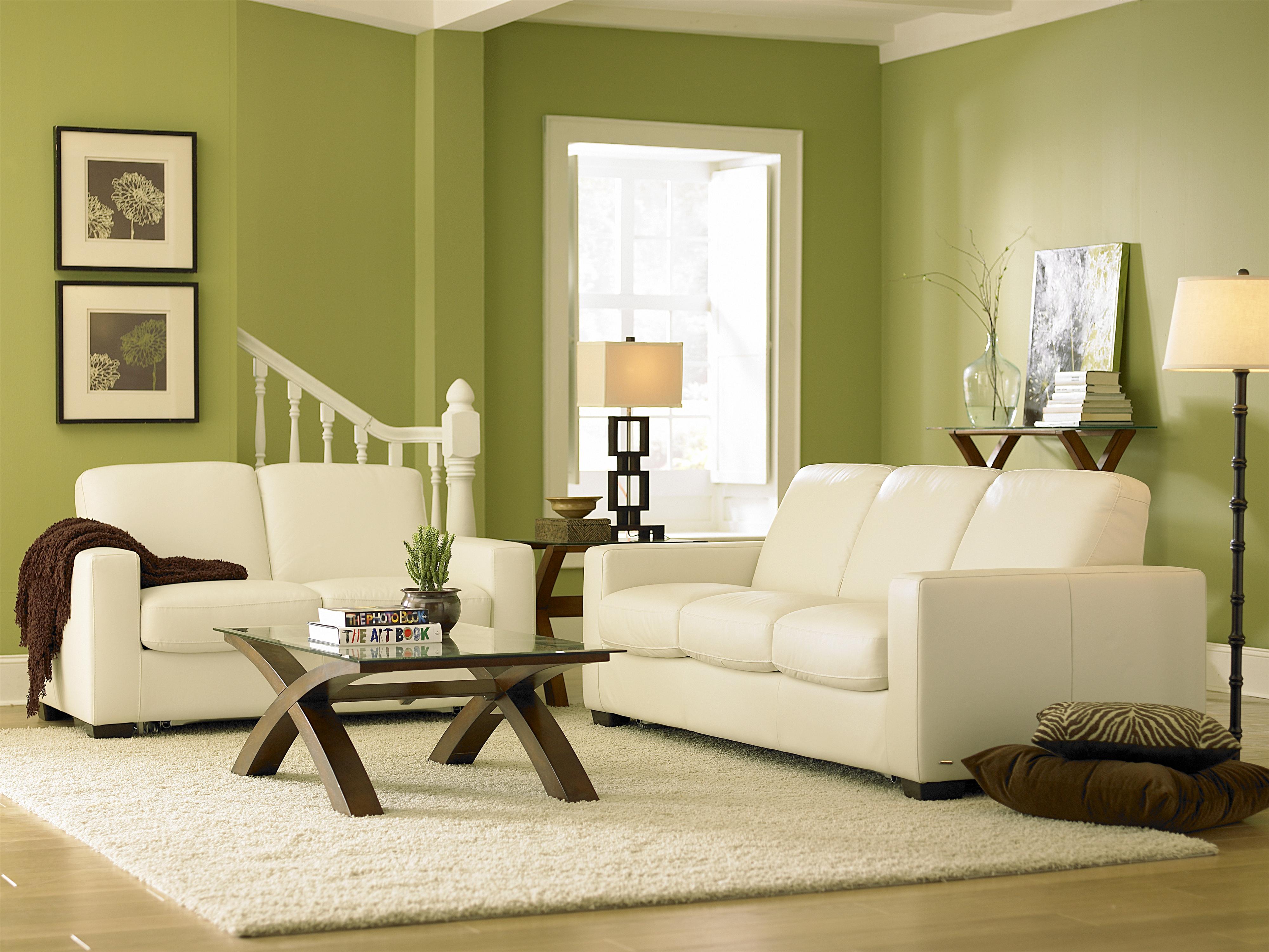 Natuzzi Editions Top Grain Italian Leather Queen Sleeper Sofa
