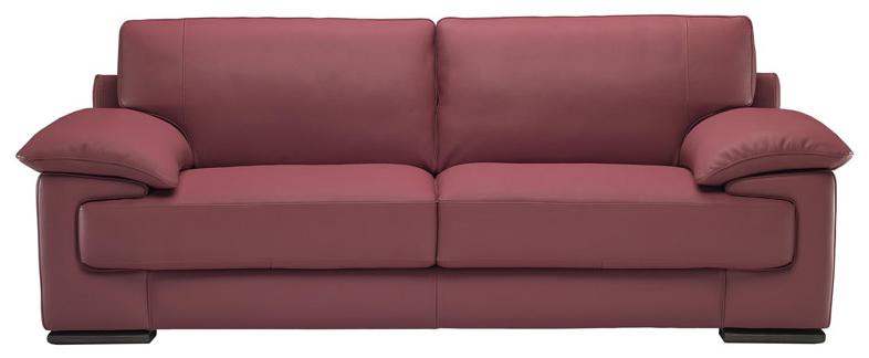 Natuzzi Editions Top Grain Italian Leather C123-064 Contemporary Leather  Sofa | Williams & Kay | Sofas