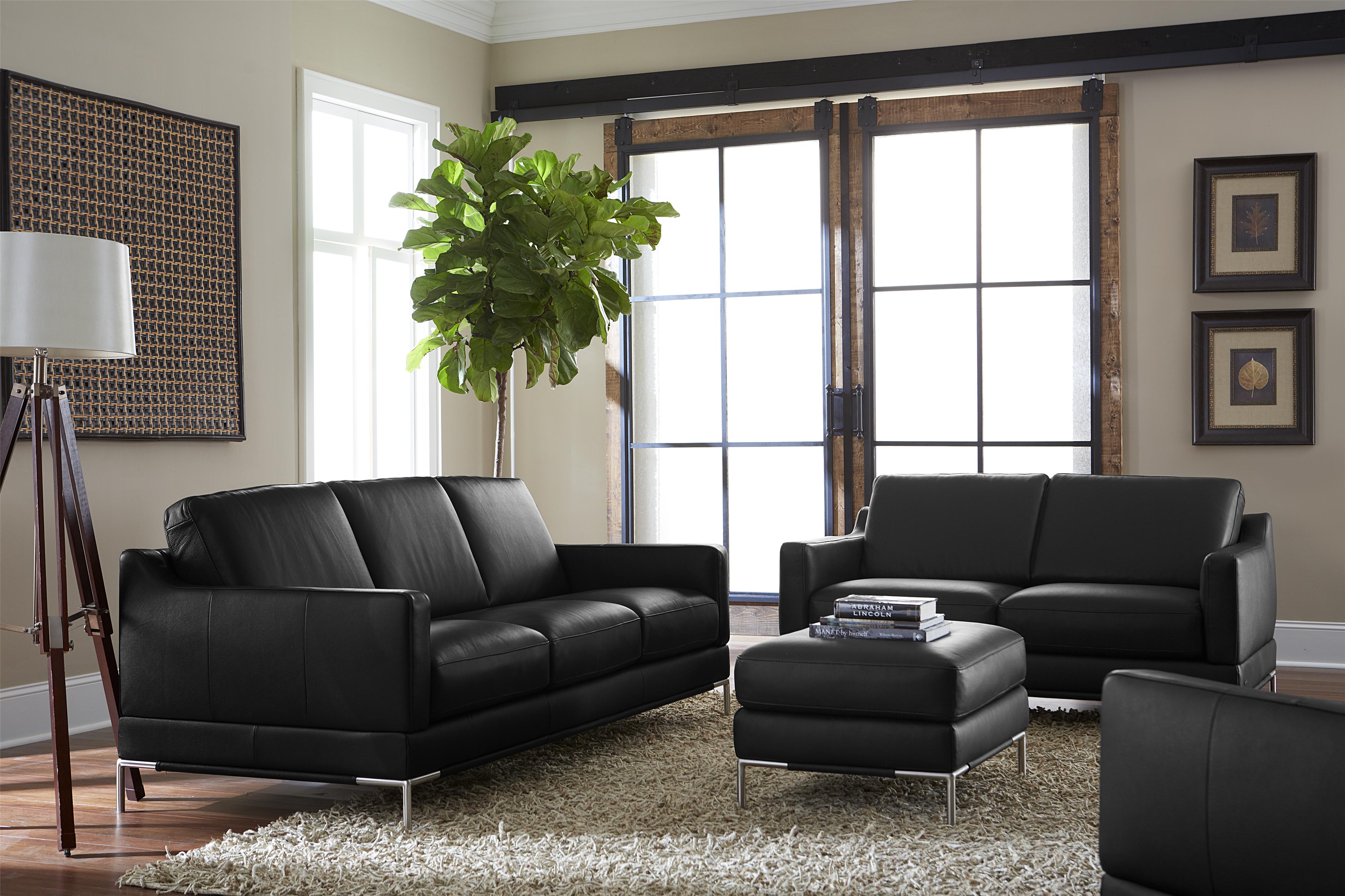Natuzzi deals ottoman leather