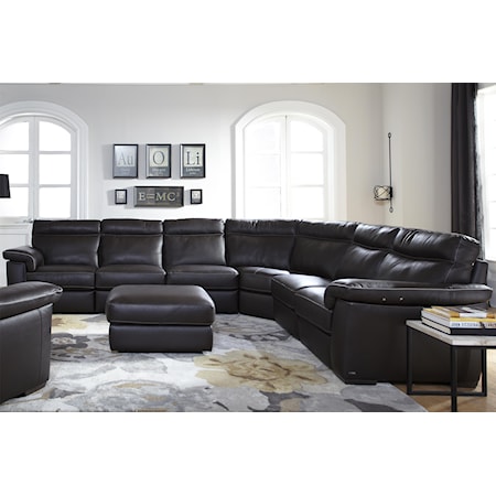 4 Pc Stationary Sectional Sofa