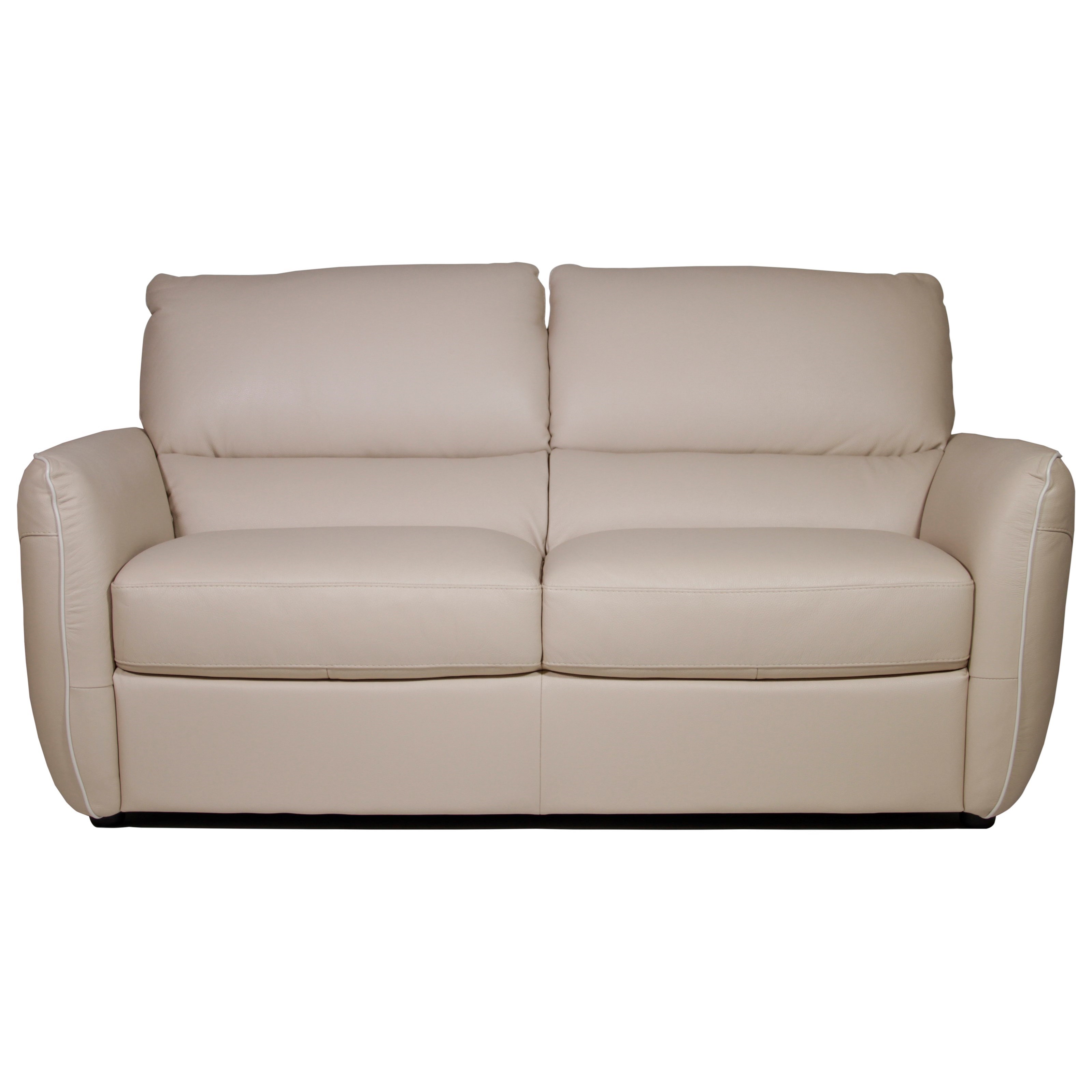 Natuzzi leather sleeper deals sofa