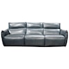 Natuzzi Editions 100% Italian Leather Power Reclining 3 Seat Sectional