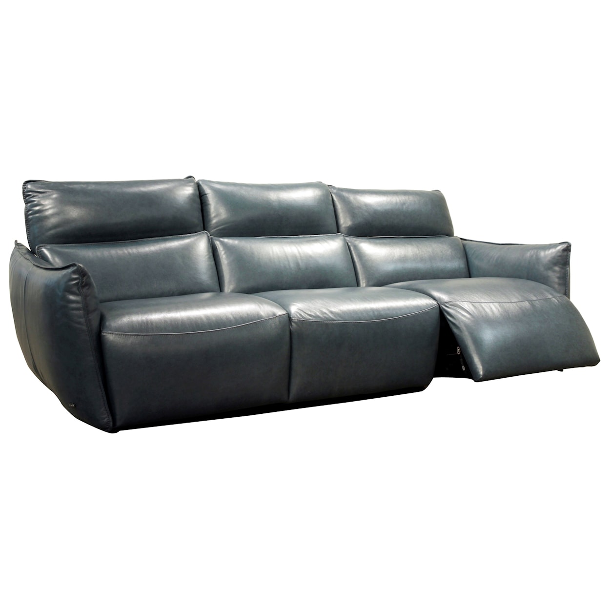 Natuzzi Editions 100% Italian Leather Power Reclining 3 Seat Sectional