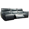 Natuzzi Editions 100% Italian Leather Power Reclining 3 Seat Sectional