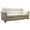 Natuzzi Editions 100% Italian Leather Power Reclining Sofa