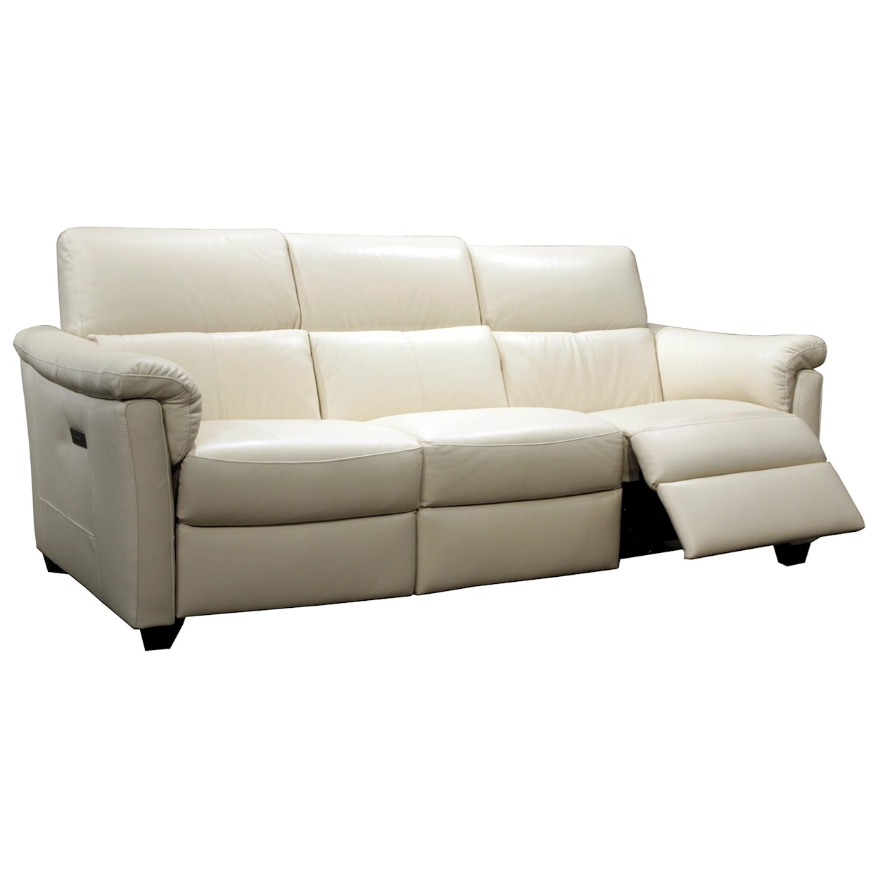 Natuzzi Editions 100% Italian Leather Power Reclining Sofa