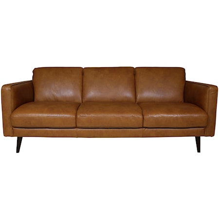 Contemporary Sofa with Track Arms