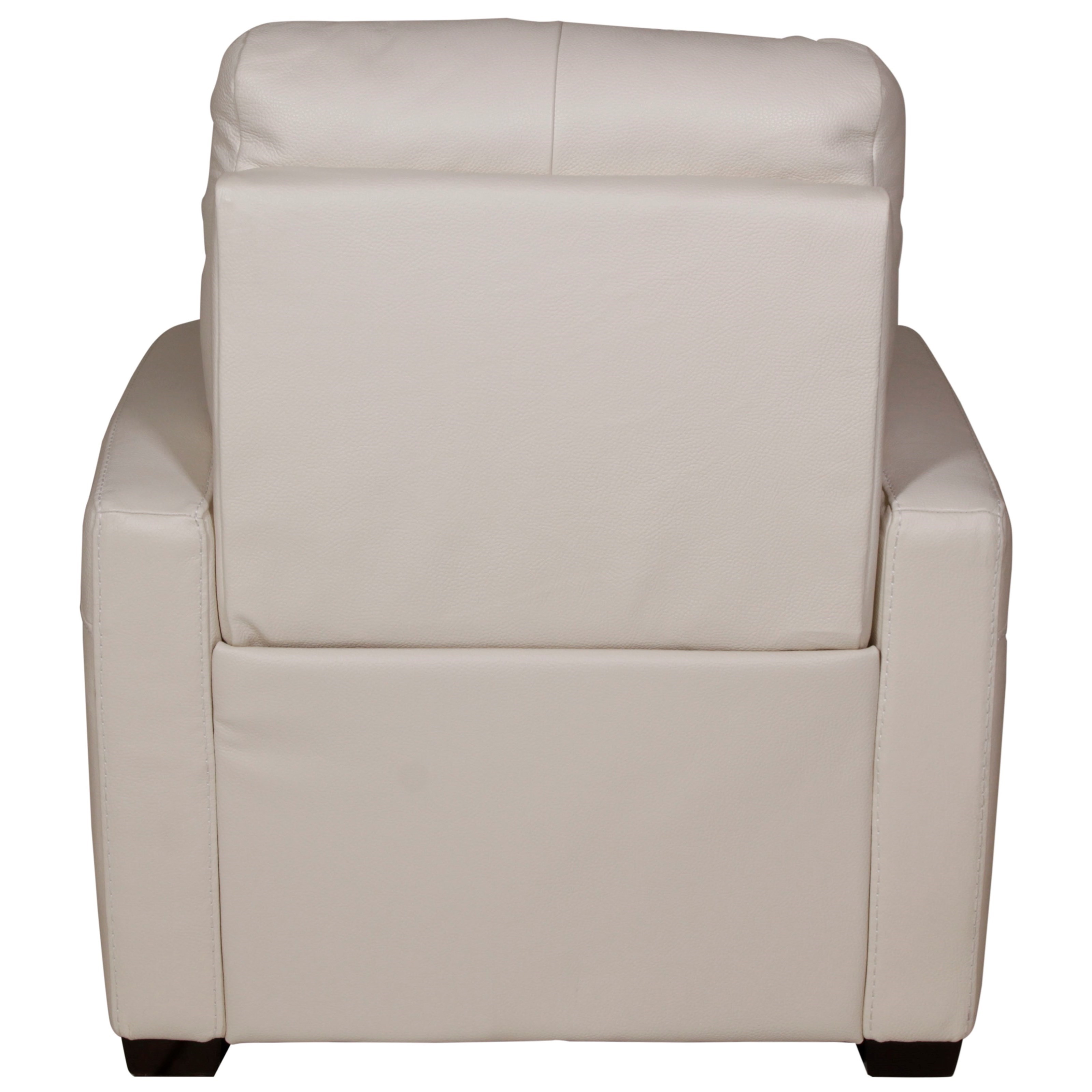 Natuzzi Editions Top Grain Italian Leather Leather Power High Leg