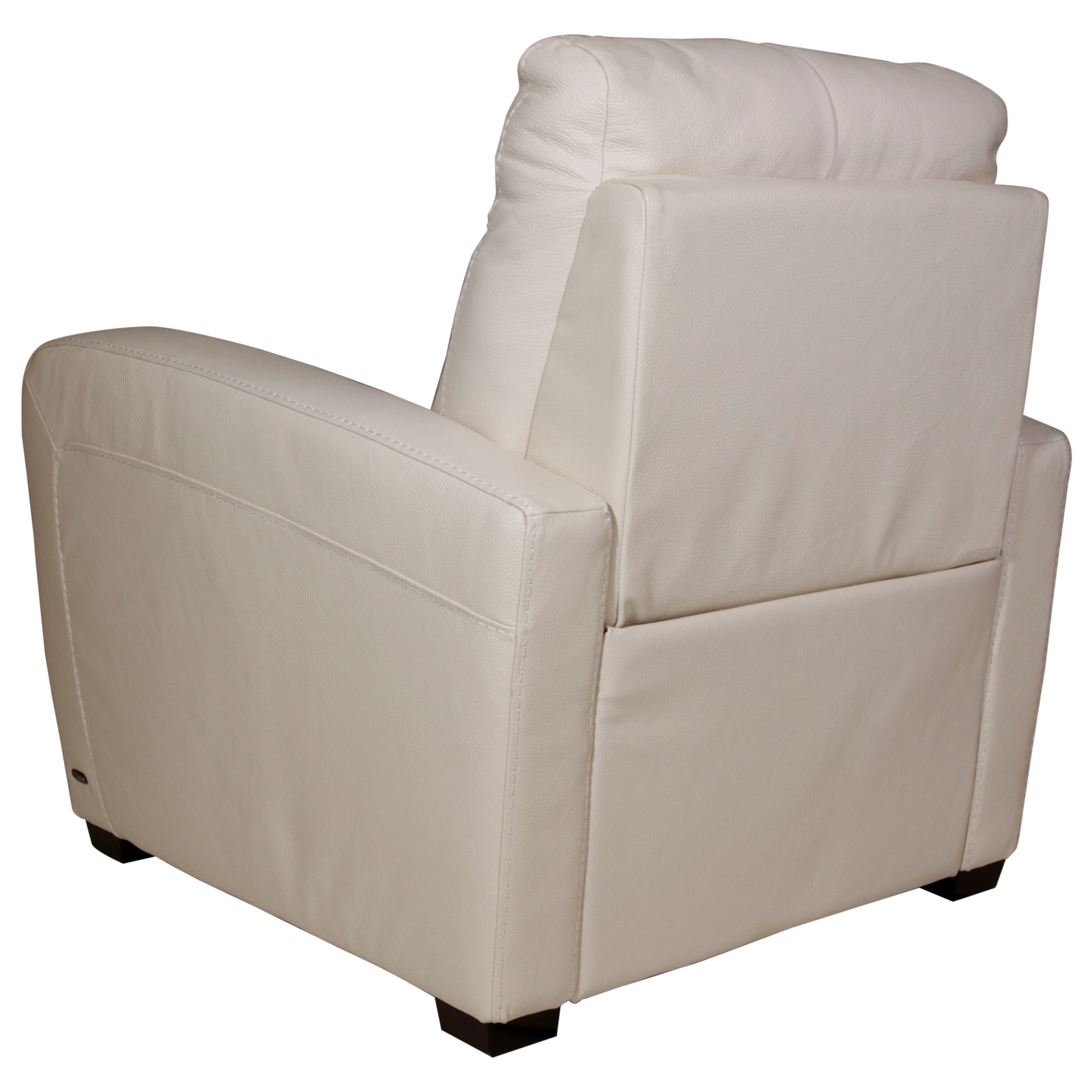 Natuzzi cream top grain leather hot sale recliner
