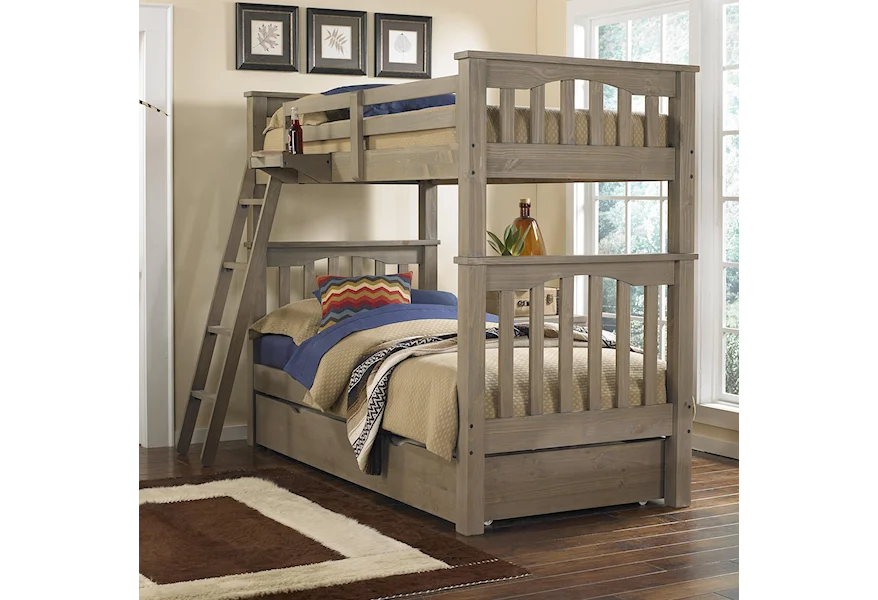 Highlands Harper Twin Over Twin Bunk Bed With Trundle by NE Kids at Stoney Creek Furniture 