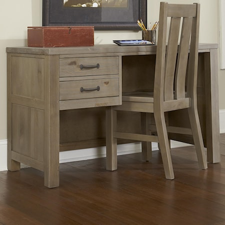 Kids' Highlands Desk with Hutch White - Hillsdale Furniture