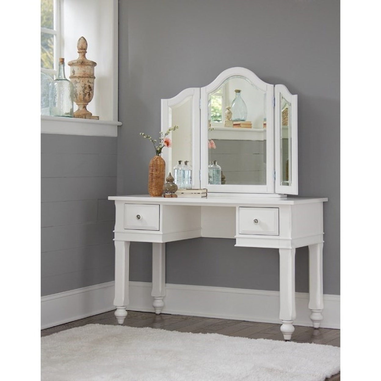 Hillsdale Kids Lake House Vanity Jewelry Mirror