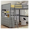 Hillsdale Kids Lake House Lofted Full Bed