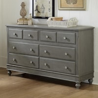 8 Drawer Dresser with Secret Drawer