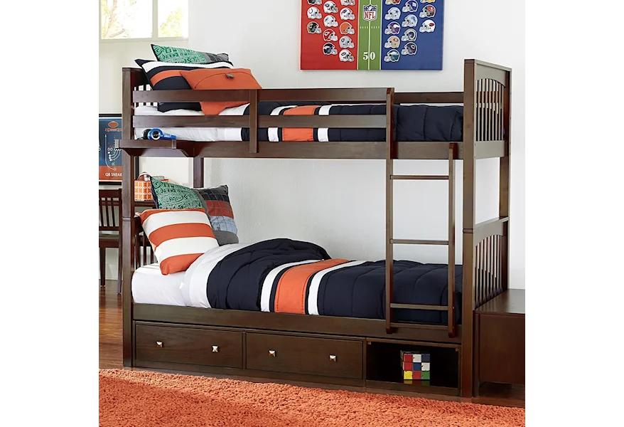 Pulse Bunk Bed with Storage by NE Kids at Stoney Creek Furniture 