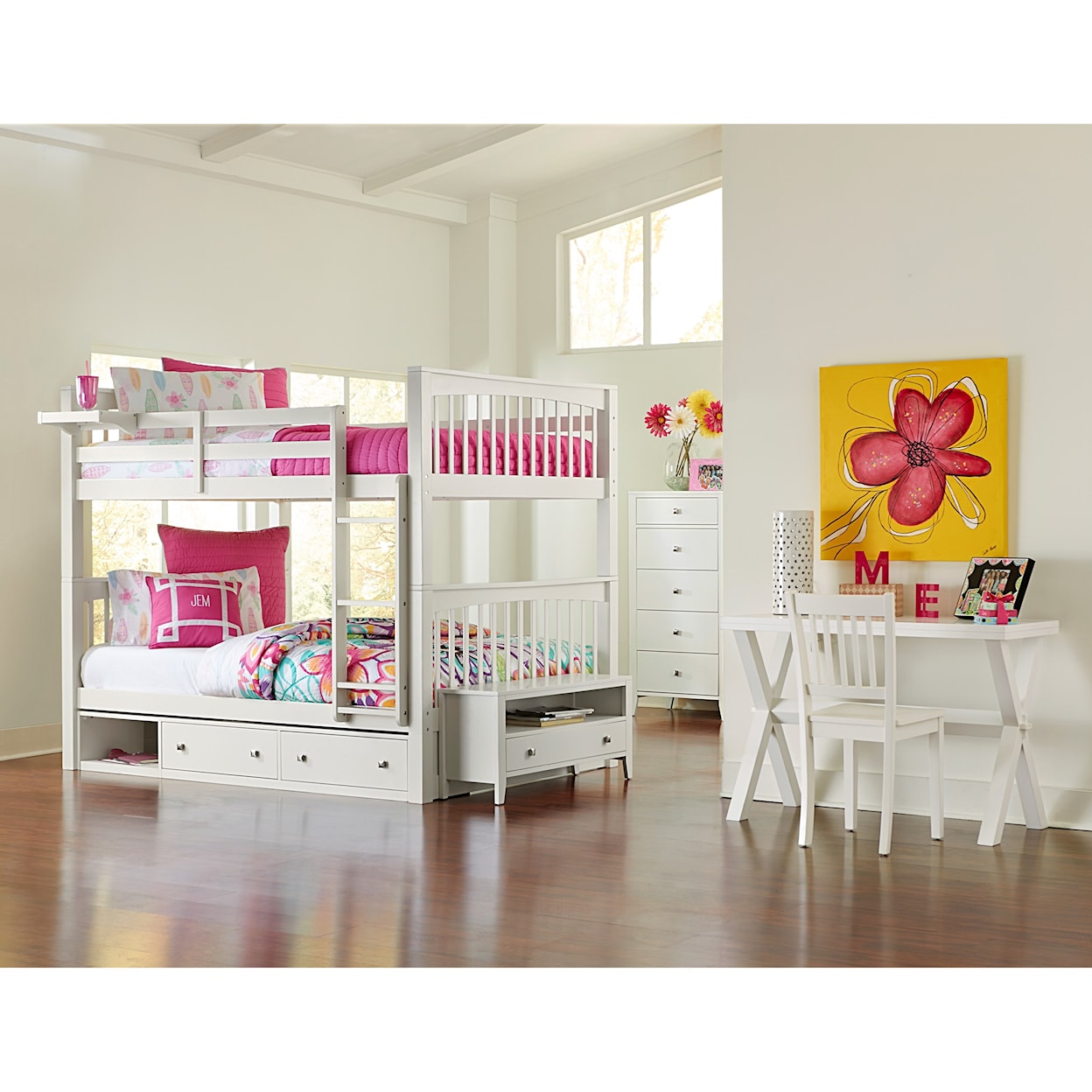 NE Kids Pulse Bunk Bed with Storage