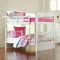 Mission Style Twin Over Twin Bunk Bed