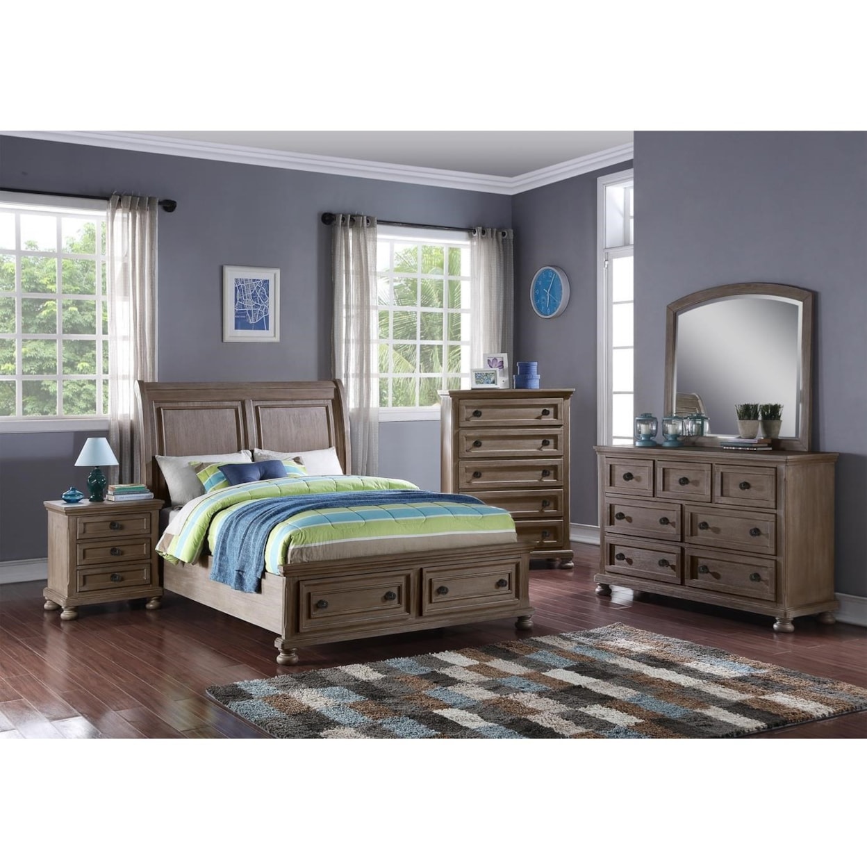 New Classic Furniture Allegra Full Bedroom Group