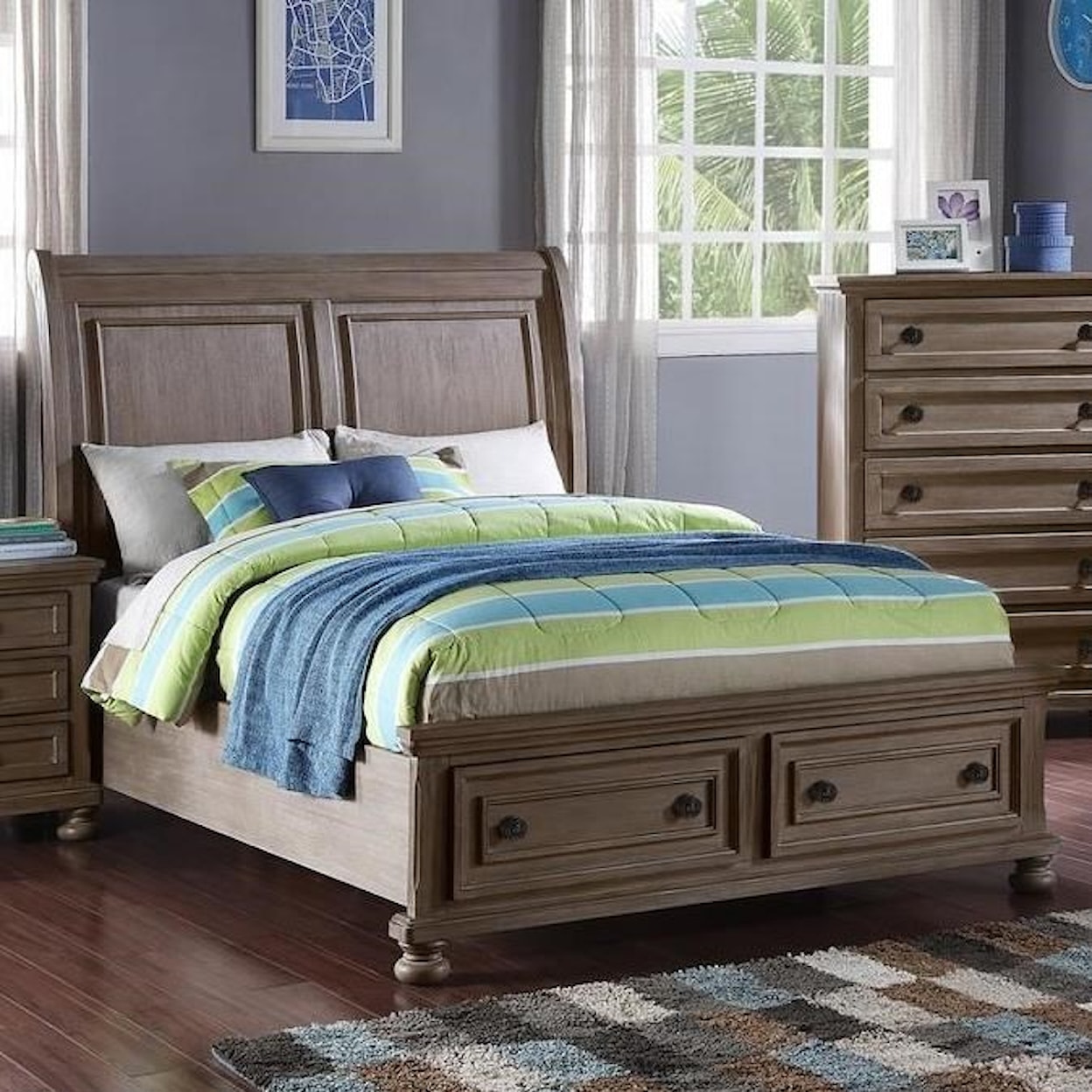 New Classic Allegra 3/3 Twin Bed