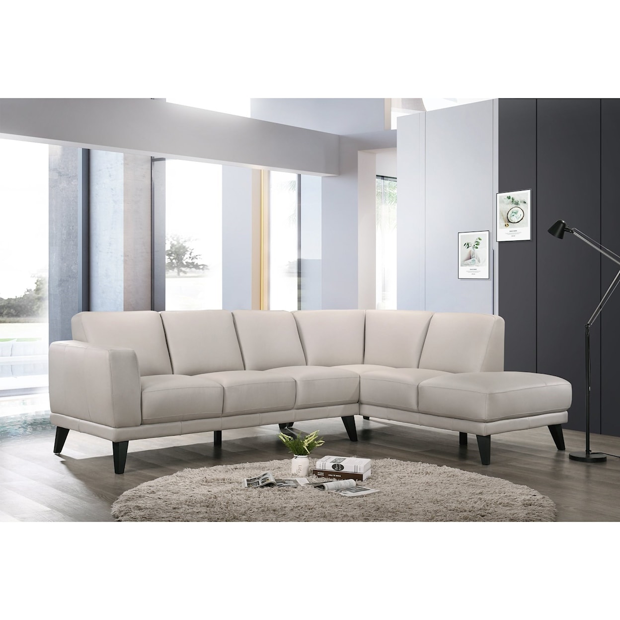 New Classic Altamura 5-Seat Sectional w/ RAF Chaise