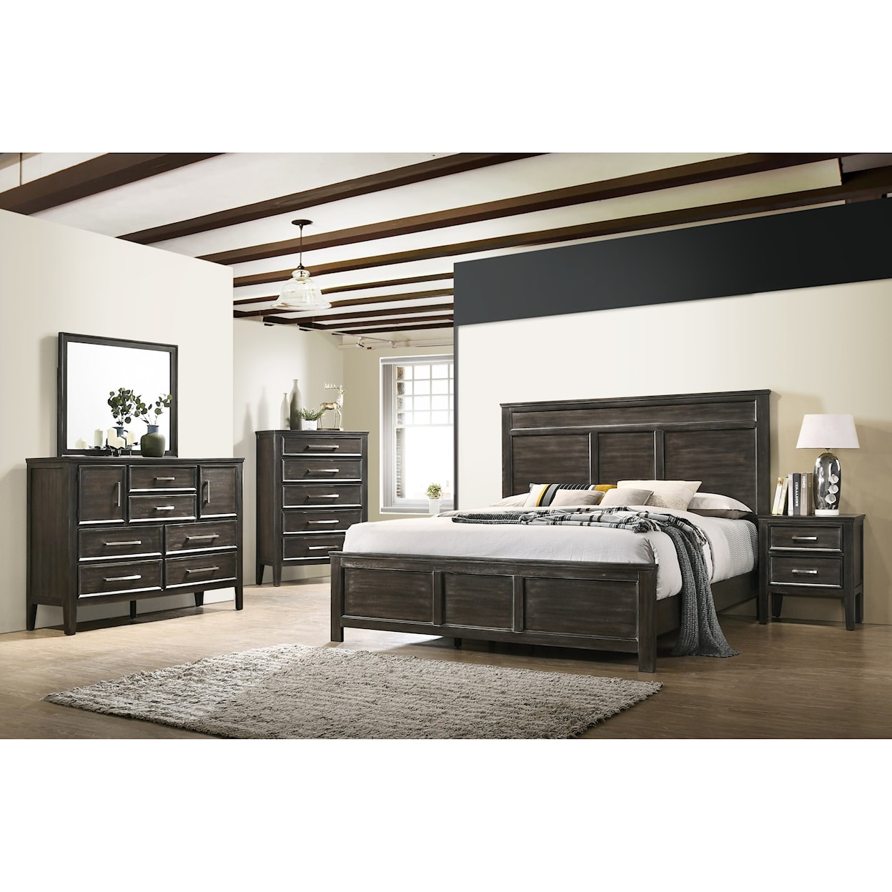 New Classic Furniture Andover King Bedroom Group