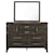 New Classic Furniture Andover Transitional Dresser and Mirror Set