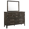 New Classic Andover Dresser and Mirror Set