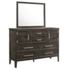 New Classic Furniture Andover Dresser and Mirror Set