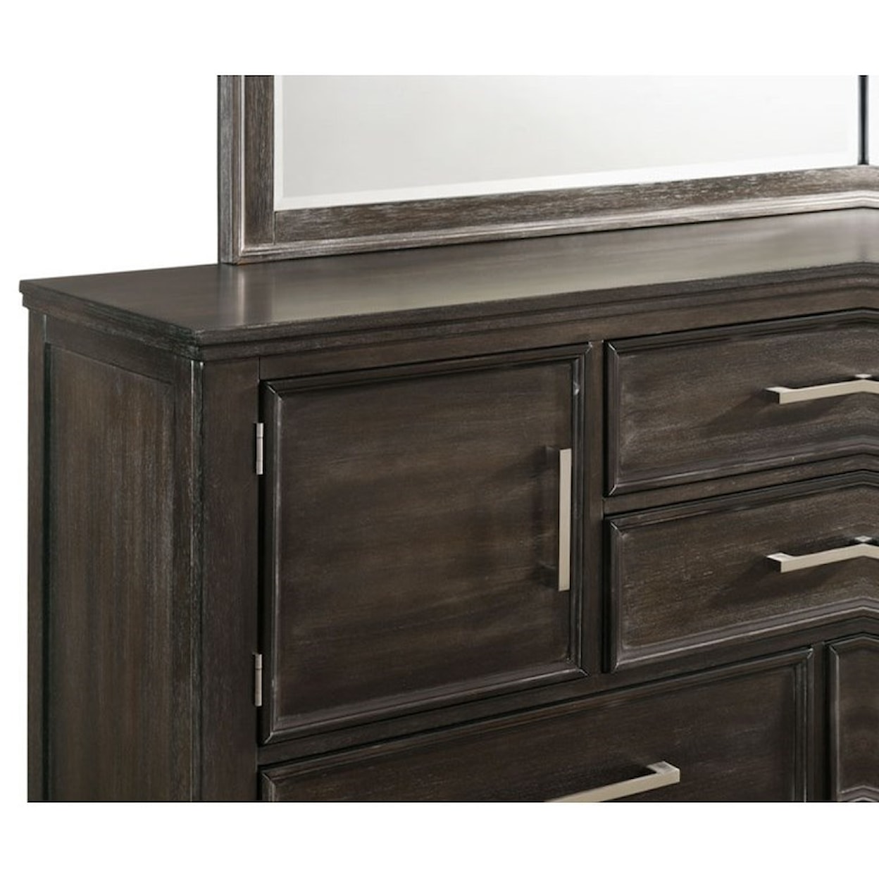 New Classic Furniture Andover Dresser and Mirror Set