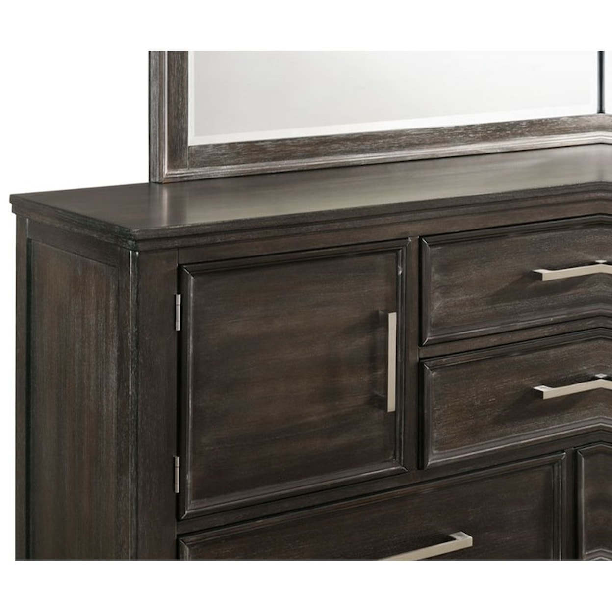 New Classic Furniture Andover Dresser and Mirror Set